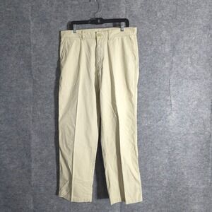 Patagonia Hiking Pants Mens Size 35 x 30 Organic Cotton Casual Golf Solid Khaki